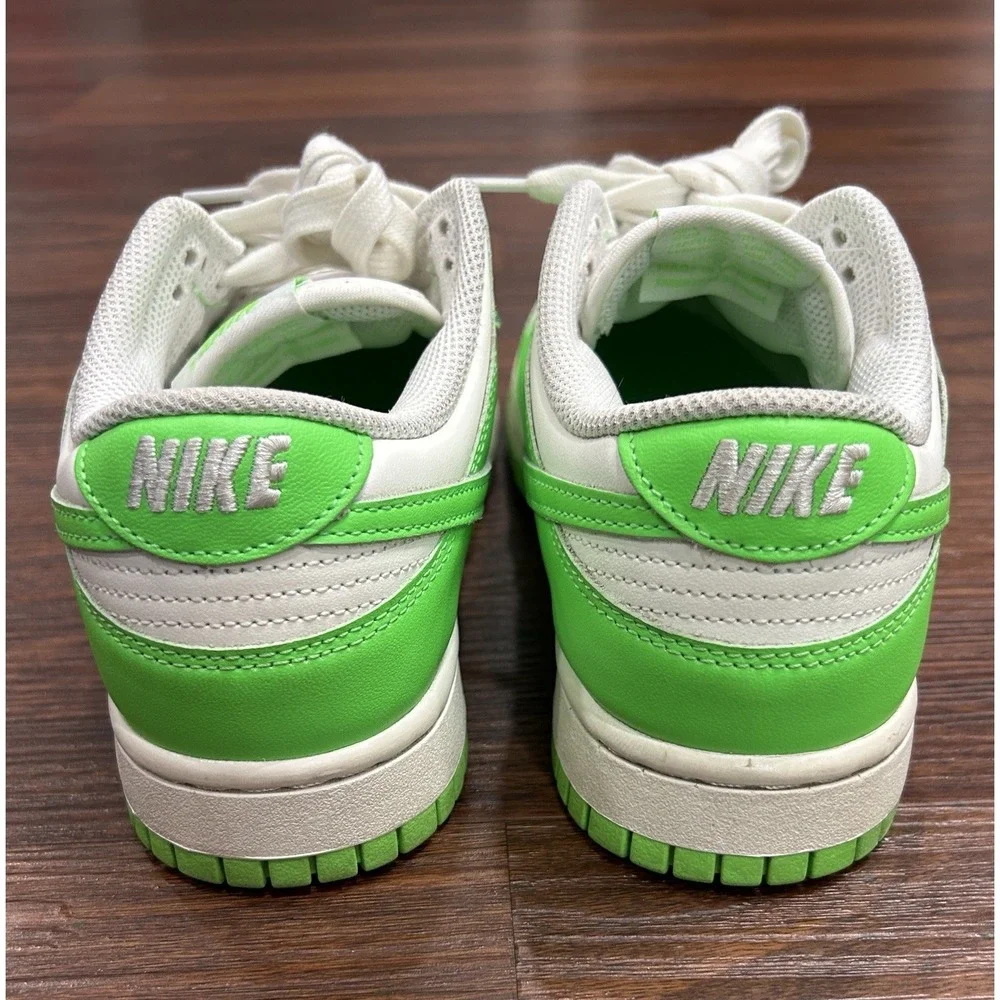 Nike Dunk Low Womens Size 7.5 White Green Strike Athletic Sneaker HV0842-133